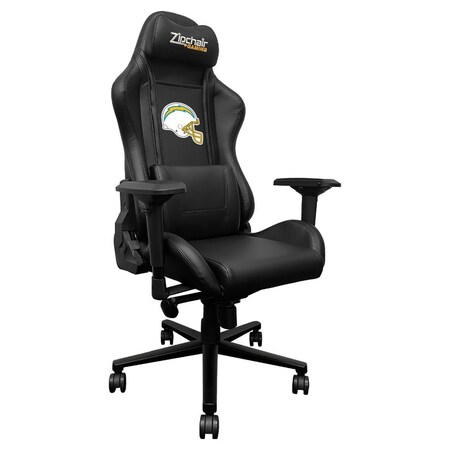 Dreamseat Xpression Pro Gaming Chair with Los Angeles Chargers Helmet Logo XZXPPRO032-PSNFL20077A
